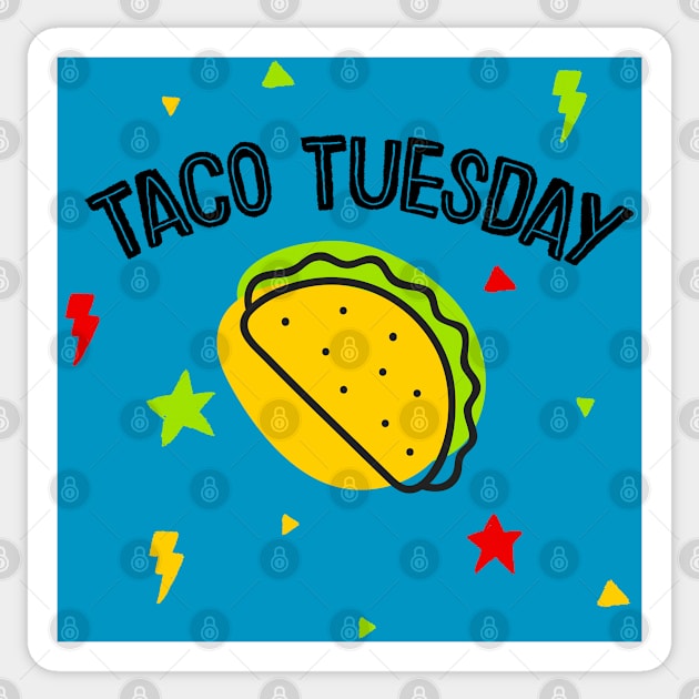 It's Taco Tuesday / TACO Lover Gift Sticker by DankFutura